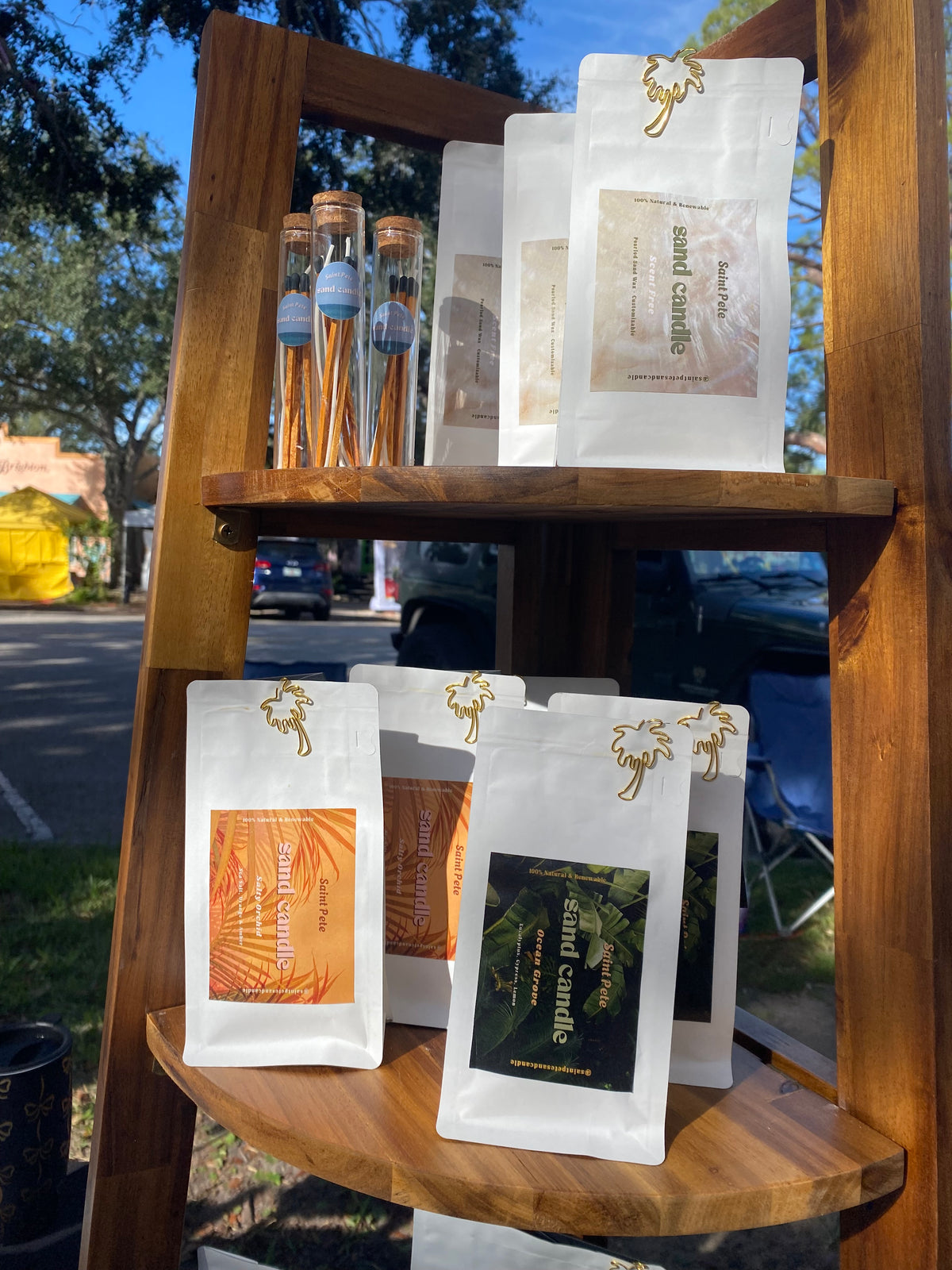 Saint Pete Sand Candle