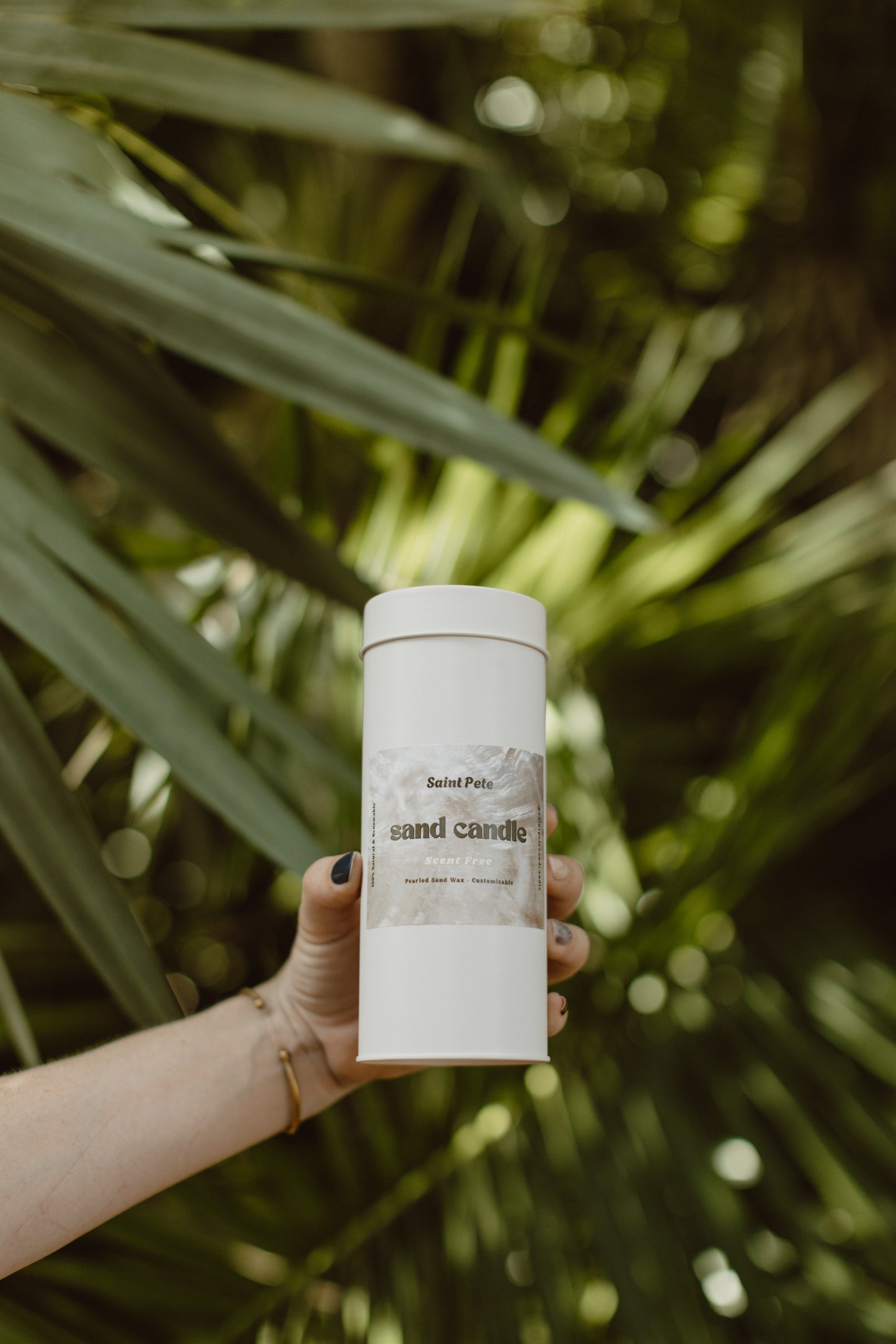 Saint Pete Sand Candle