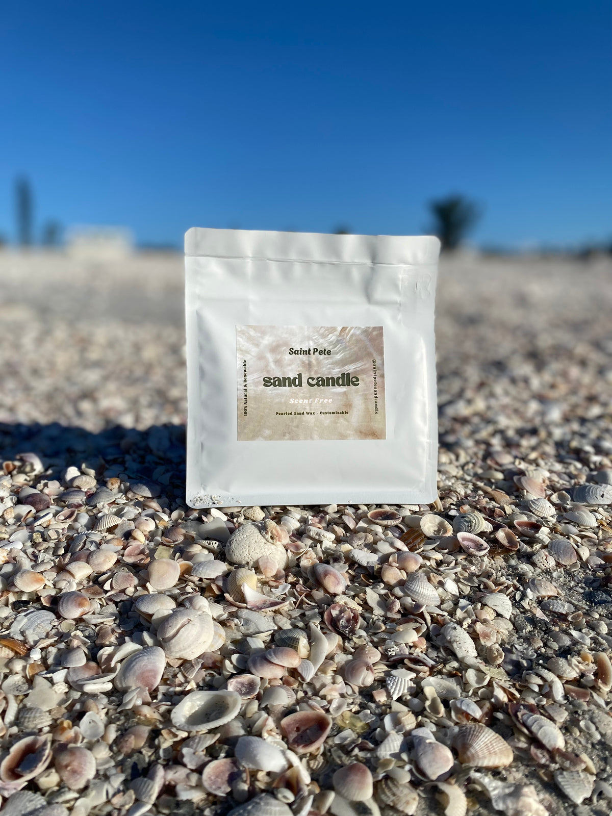 Saint Pete Sand Candle
