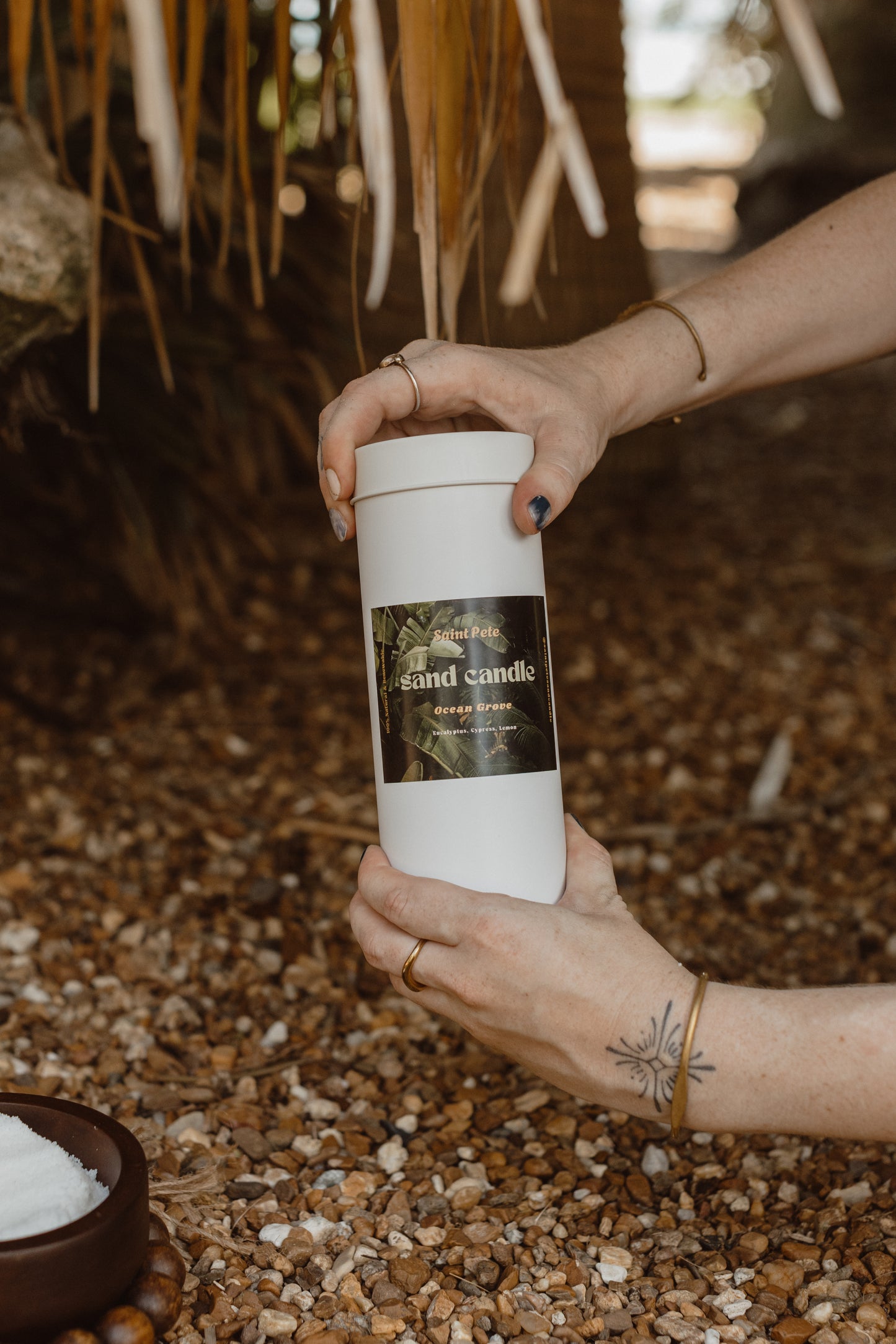 Saint Pete Sand Candle