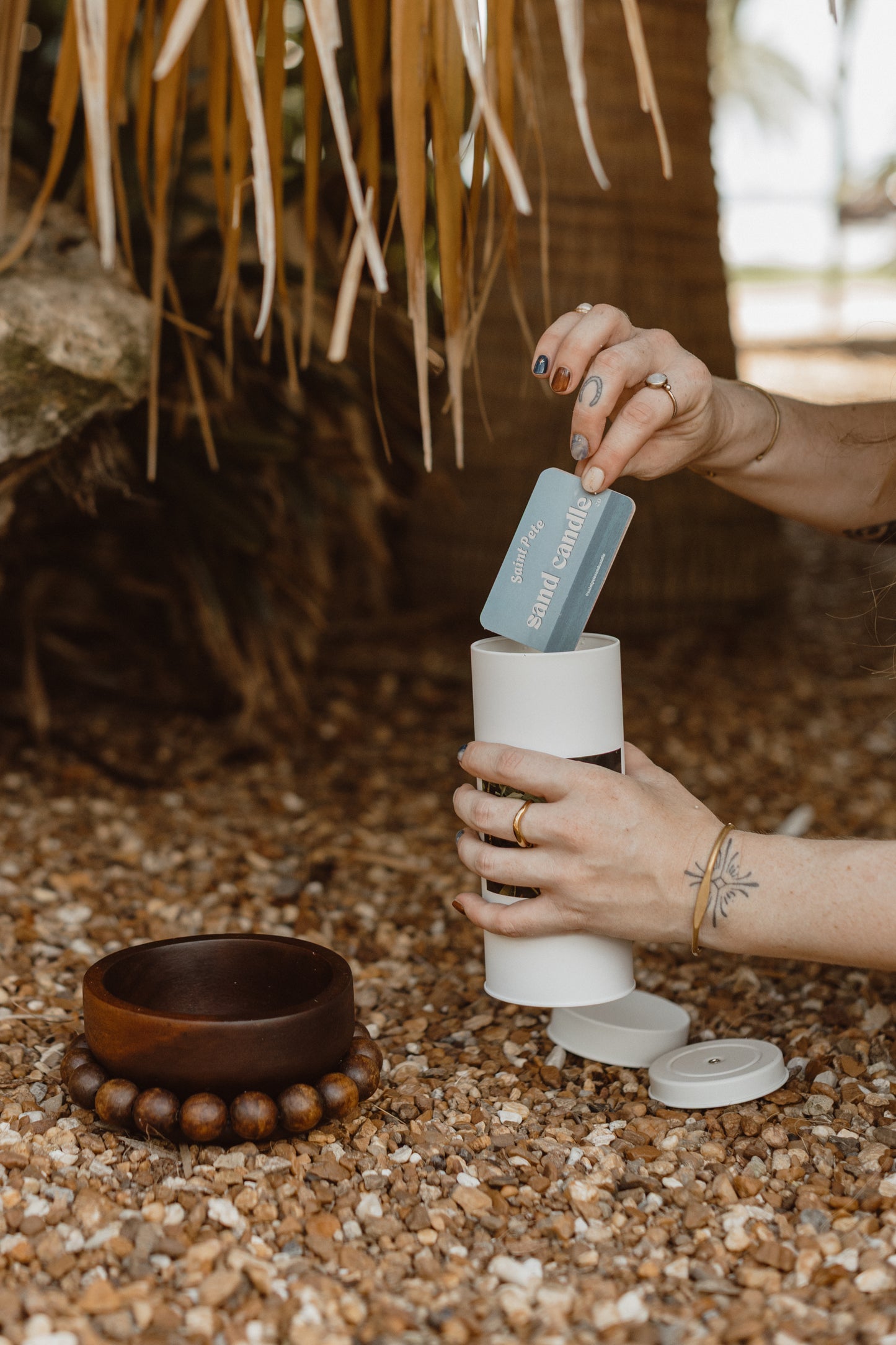 Saint Pete Sand Candle