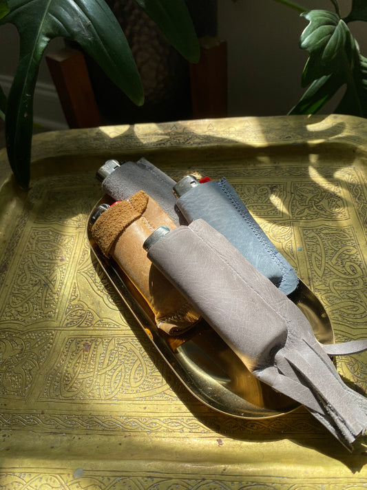 Leather Lighter Case